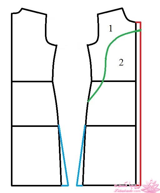 آموزش دوخت مانتو